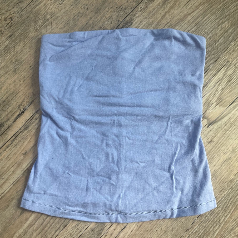 Skims Cotton Jersey Tube Top in Blue Violet, XXS